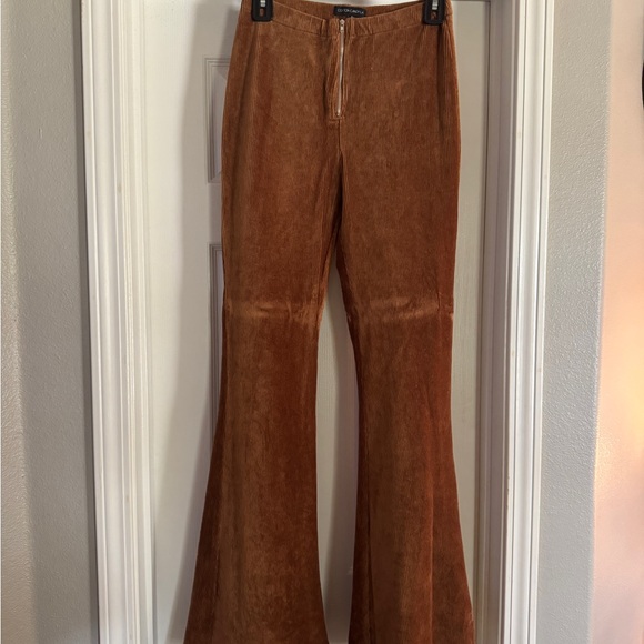 Cotton Candy Tan Corduroy Pants - Picture 1 of 4